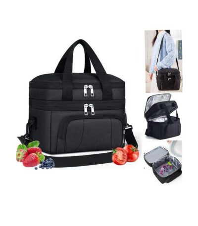 12 Litre Insulated Lunch Box Black
