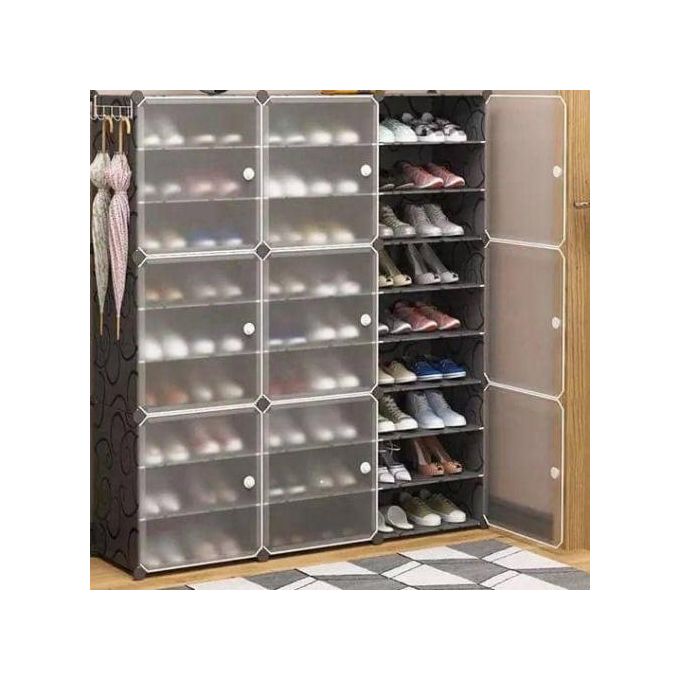 Armoire à chaussures en plastique 54 PAIRES Armoire à chaussures en plastique 54 PAIRES