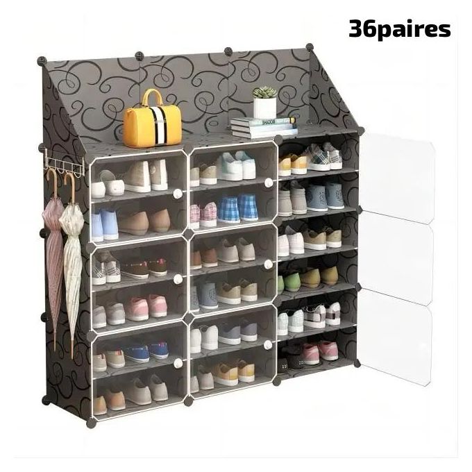 Armoire à Chaussures Rangement 36Paires Armoire à Chaussures Rangement 36Paires