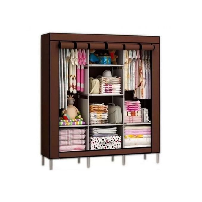 Armoire Penderie 3 Battants - 130 x 45 x 170 cm