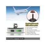 Balance à bagages suspendus numérique 50 kg/110 lb pour voyage LCD poids électronique