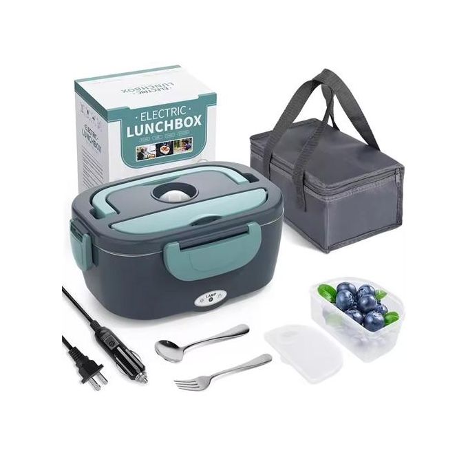Boîte à lunch électrique thermique chauffée pour Voiture, Bureau, Chambre à coucher, Salon, Cuisine, Intérieur, Extérieur Boîte à lunch électrique thermique chauffée pour Voiture, Bureau, Chambre à coucher, Salon, Cuisine, Intérieur, Extérieur