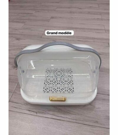 Boîte à pain multifonction en plastique - Grand modele