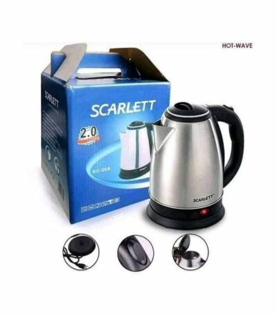 Bouilloire Electrique en Inox 2L - 220-240V - 50-60hz- 1500W