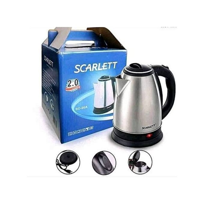 Bouilloire Electrique - Inox - 2 Litres - 220-240v-50-60hz Bouilloire Electrique - Inox - 2 Litres - 220-240v-50-60hz