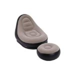 Canapé gonflable avec repose pieds + gonfleur offert