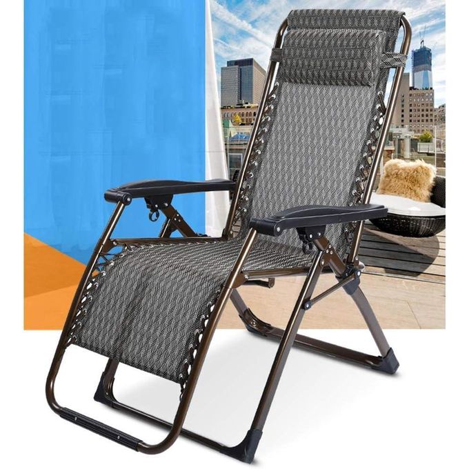 Chaise longue pliante de relaxation solide et confortable Chaise longue pliante de relaxation solide et confortable