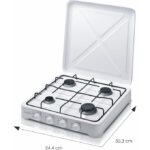Cuisinière à gaz butane avec 4 plaques de cuisson...