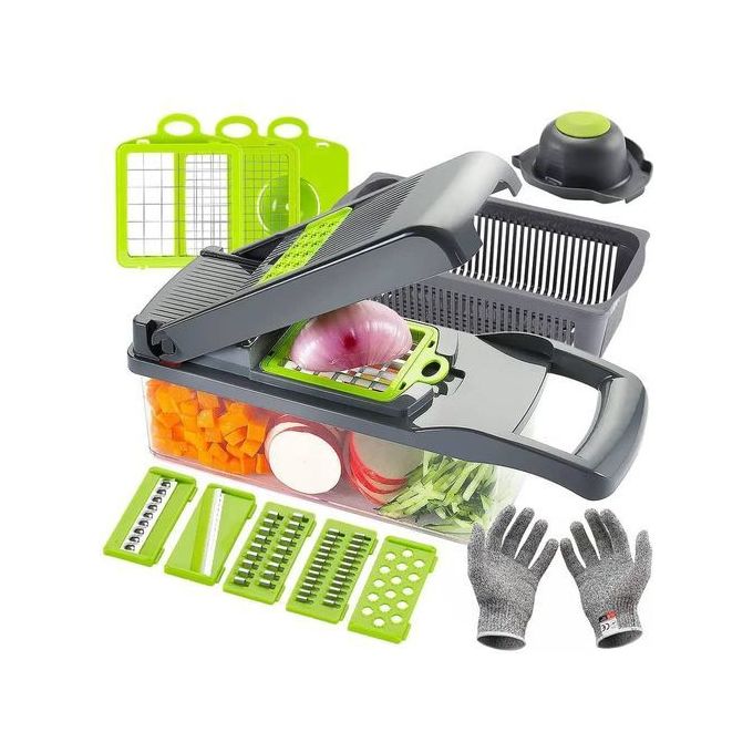 Découpe Légumes et Fruits - Vert Découpe Légumes et Fruits - Vert