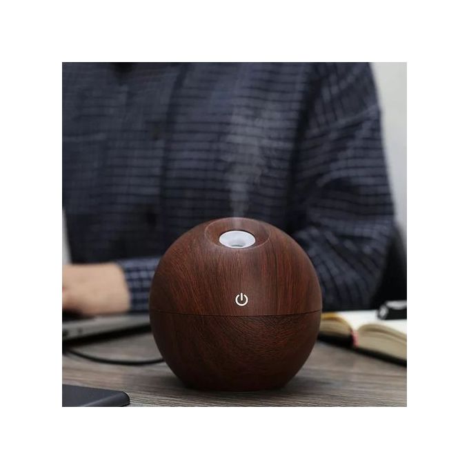 Diffuseur D'huile Essentielle Bureau Brumisateur - Marron Diffuseur D'huile Essentielle Bureau Brumisateur - Marron
