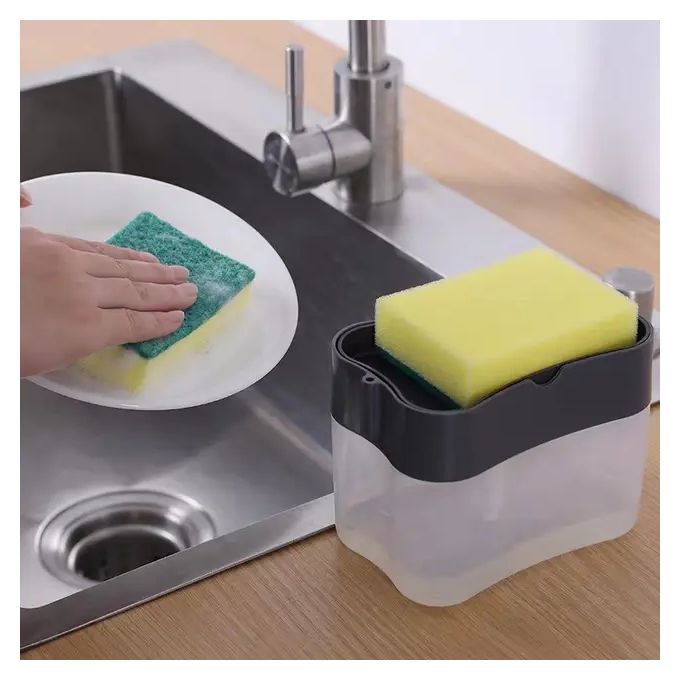 Distributeur automatique eponge de cuisine,bouteille pour liquide support manuel Distributeur automatique eponge de cuisine,bouteille pour liquide support manuel
