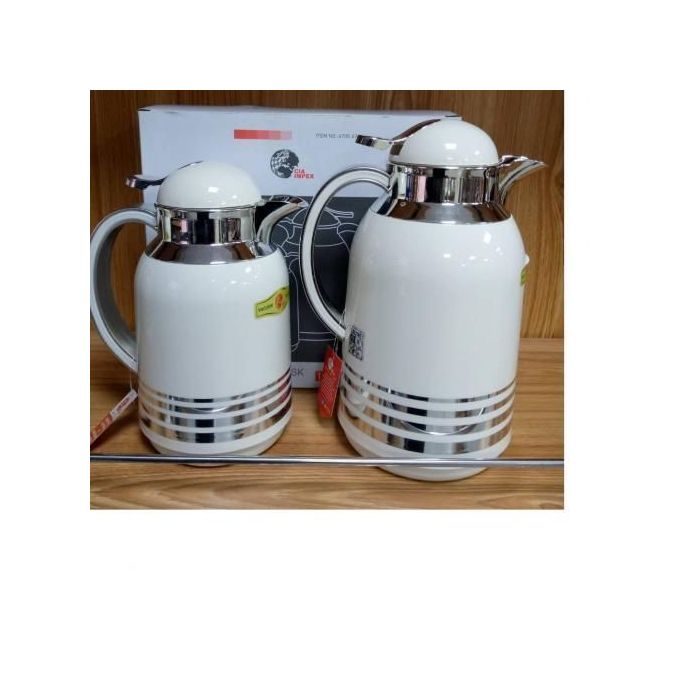 Ensemble de deux thermos Blanc Ensemble de deux thermos Blanc