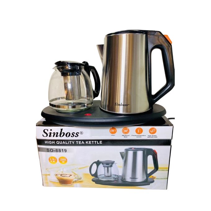 Ensemble Plaque Chauffante Bouilloire ou Chauffe Eau Electrique en Inox 2L Ensemble Plaque Chauffante Bouilloire ou Chauffe Eau Electrique en Inox 2L