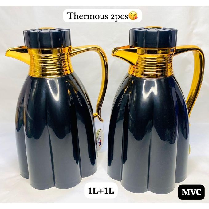 Ensemble Thermos 2 pieces 1L+1L- bouteille isotherme Ensemble Thermos 2 pieces 1L+1L- bouteille isotherme