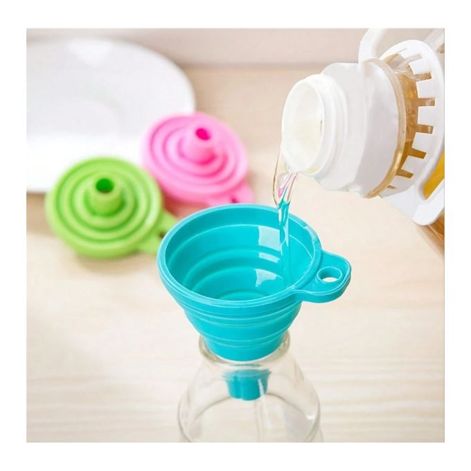 Entonnoir pliable en Silicone pour transfert de liquide Entonnoir pliable en Silicone pour transfert de liquide