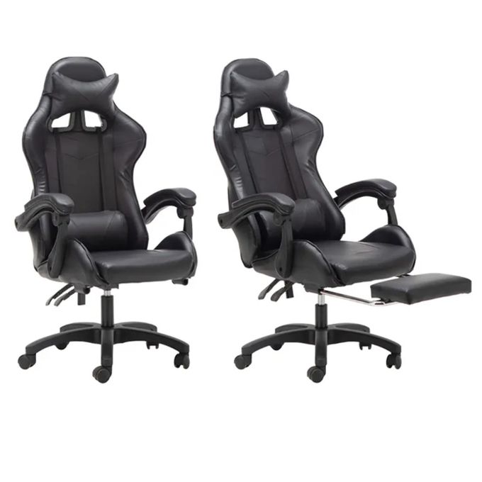 Fauteuil de Bureau Inclinable Fauteuil Gamer inclinable avec repose-pied Fauteuil de Bureau Inclinable Fauteuil Gamer inclinable avec repose-pied