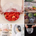 Film Alimentaire, enveloppe en Plastique pour Aliments, enveloppe de Plastique Auto-scellant 50pcs