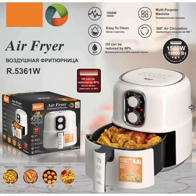 Friteuse à air électrique multi-cuiseur 4.8L Technologie avancée Friteuse à air électrique multi-cuiseur 4.8L Technologie avancée