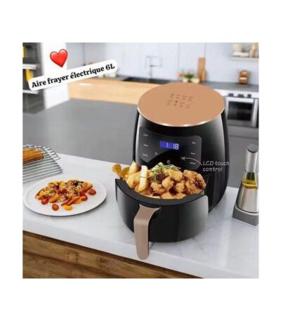Friteuse à air électrique multi-cuiseur Avec panier 6L