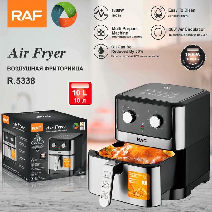 Friteuse à air électrique multi-cuiseur, Technologie avancée 10L Friteuse à air électrique multi-cuiseur, Technologie avancée 10L