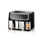 Friteuse Sans Huile Double, Air Fryer Tour Capacite XXL de 10 Litres 12 Programmes Preetablis Fonction Minuterie