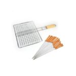 Grillage avec12 piques brochettes et 3 couteaux