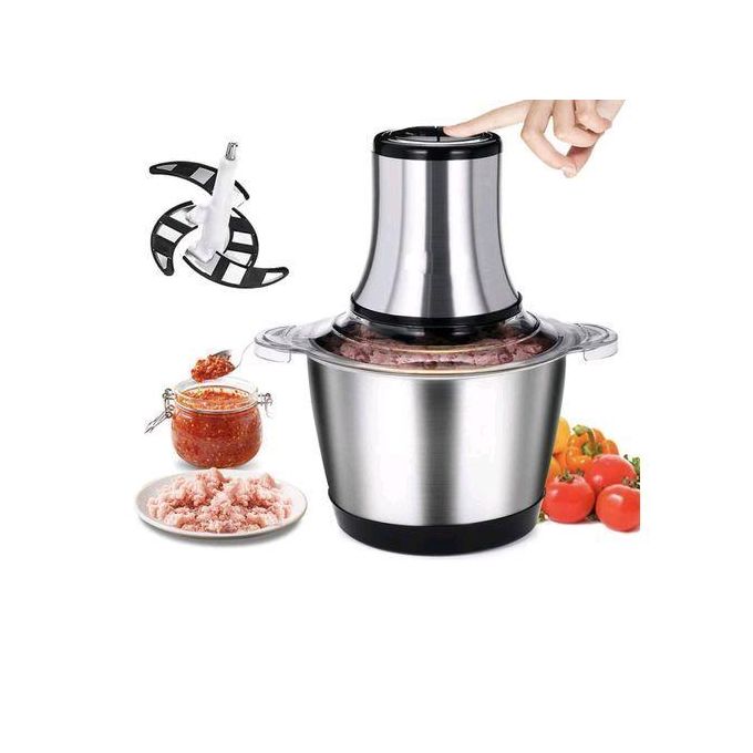 Hachoir électrique 2 litres inox Hachoir électrique 2 litres inox