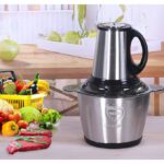 Hachoir Electrique en Inox - Grand Modèle - 3 Litres