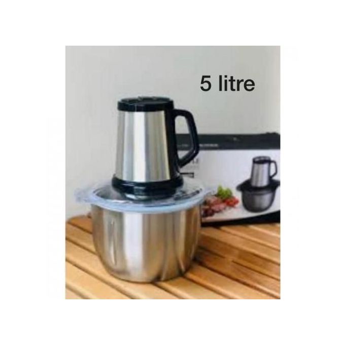Hachoir Electrique Inox - Trancheuse Multifonctions 5L très pratique Hachoir Electrique Inox - Trancheuse Multifonctions 5L très pratique