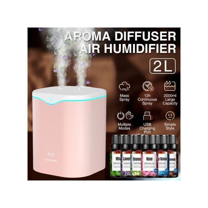 Humidificateur à Double Pulvérisation-2L Humidificateur à Double Pulvérisation-2L
