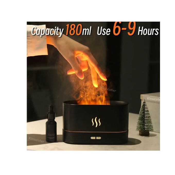 Humidificateur d'air ultrasonique, lampe à flamme Humidificateur d'air ultrasonique, lampe à flamme