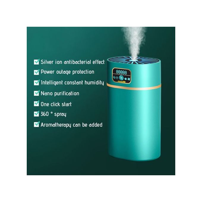 Humidificateur De Brume Fraîche De Bureau Portable Avec Fonction De Nuit Colorée - Verte Humidificateur De Brume Fraîche De Bureau Portable Avec Fonction De Nuit Colorée - Verte