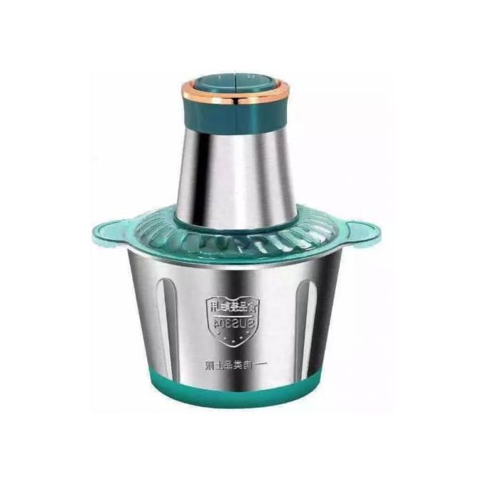 Kitchen Hachoir à Viande et Legumes Electrique Inox 2 Litres - Trancheuse à Tranches D'Oignons Kitchen Hachoir à Viande et Legumes Electrique Inox 2 Litres - Trancheuse à Tranches D'Oignons