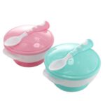 Lot de 2 bols d'alimentation pour enfants - antii-chaleur