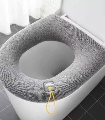 Lot de 2xCoussins salle de bain tissu doux pour chaise anglaise - Couleurs aléatoires