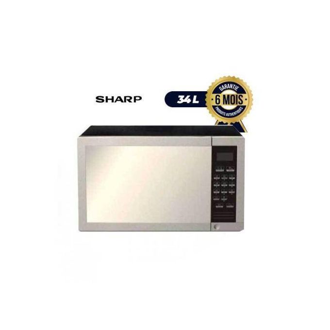 Micro-ondes avec Grill R-77AT(ST) - 34 Litres - 1000W - Inox - Garantie 6 Mois - Performance et Élégance Micro-ondes avec Grill R-77AT(ST) - 34 Litres - 1000W - Inox - Garantie 6 Mois - Performance et Élégance