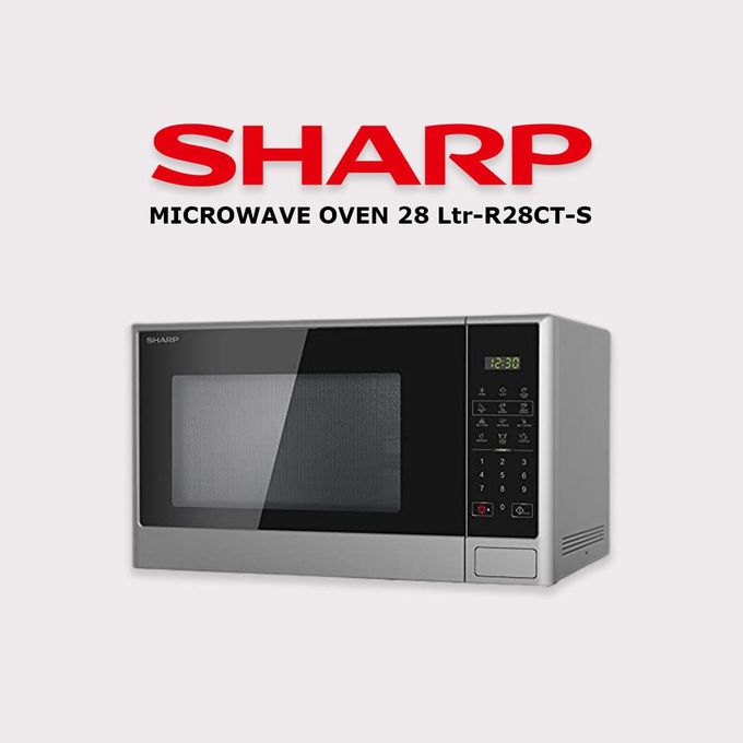 Micro-ondes numérique à bouton-poussoir de 28 litres R-28CT-S Micro-ondes numérique à bouton-poussoir de 28 litres R-28CT-S