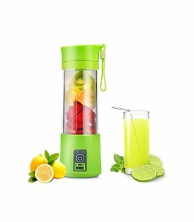 Mini Blender Mixeur de Fruits Portable Rechargeable avec USB - 380 ml - Vert