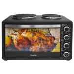 Mini Four Électrique Multifonction avec Plaque Chauffante , 2600W