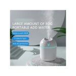 Mini humidificateur d'air ultrasons portable diffuseur d'huile essentielle USB pour voiture à la maison avec diffuseur de lampe de nuit LED