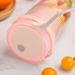 Mini mélangeur de jus frais électrique portable, machine à jus avec port USB ROSE