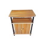 Mini Table TV - Coffret 2 Battants - Marron