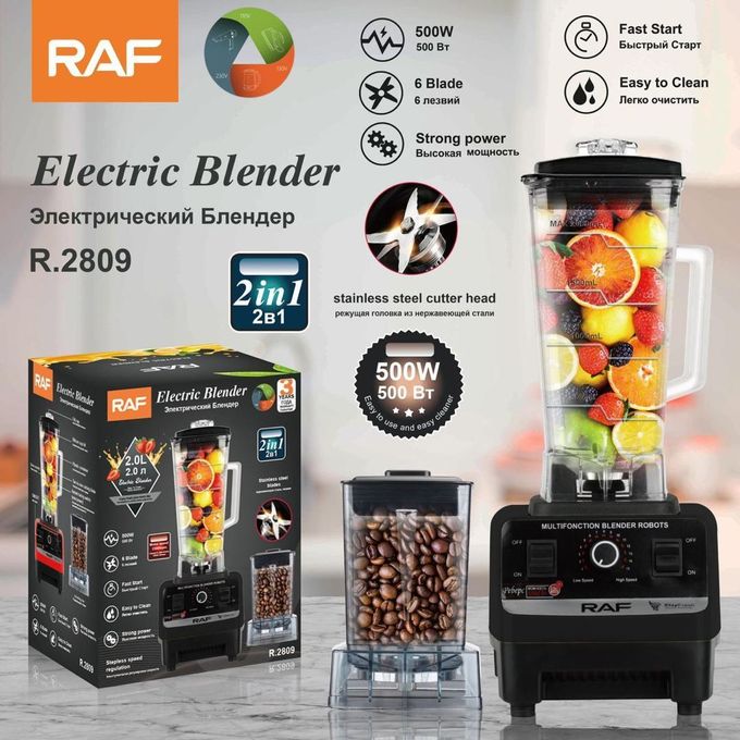 Mixeur 2400 W blender 15 vitesses 2,5 litres + moulin à épice Mixeur 2400 W blender 15 vitesses 2,5 litres + moulin à épice