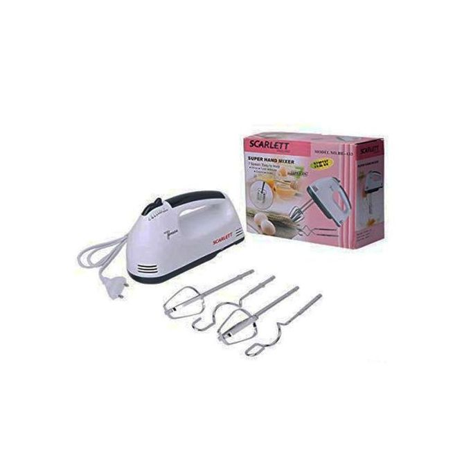 Mixeur Batteur Electrique à Main - 180 W - 7 Vitesses - Blanc Mixeur Batteur Electrique à Main - 180 W - 7 Vitesses - Blanc