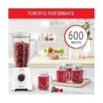 Mixeur Blender XXL 2.8 Litres - LM458127 - 600 W - Blanc + 2 AccessoireS