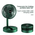Pack 02 Mini Ventilateurs Silencieux / Rechargeable - Ondulation - Vert et blanc