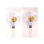 Pack de 2 Ventilateurs Mural - 16" oscillation à 90 degrés -sans télécommande