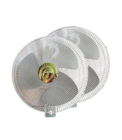 Pack de 2 Ventilateurs Mural - 16" oscillation à 90 degrés -sans télécommande