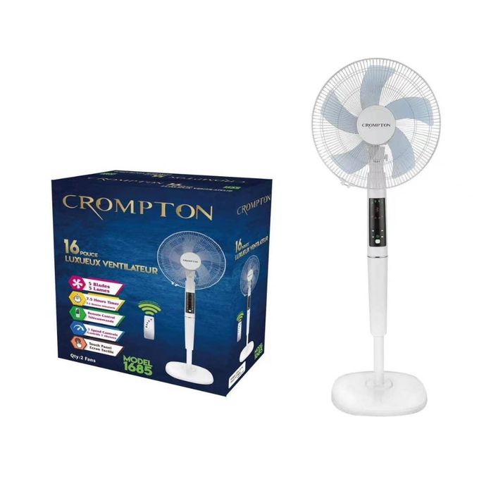Pack de 2 ventilateurs sur pied avec télécommande Pack de 2 ventilateurs sur pied avec télécommande