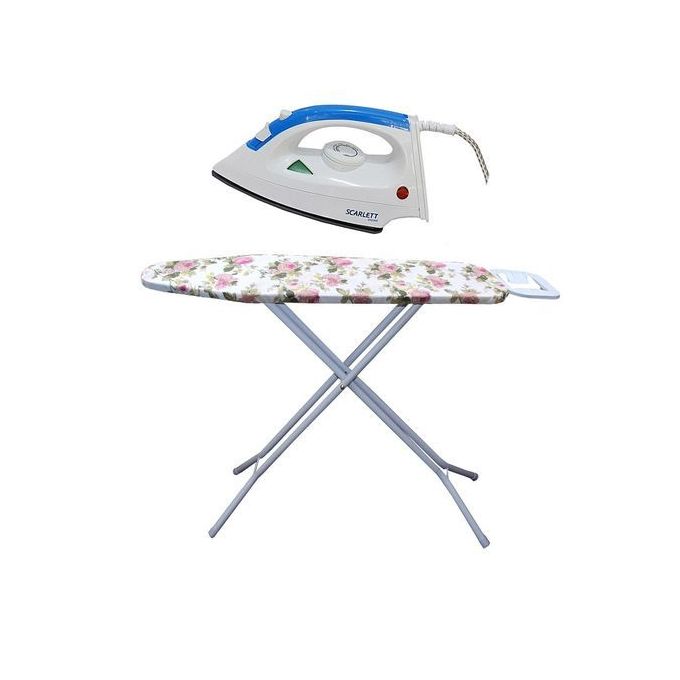 Pack : Fer à Repasser Electrique scarlett - + Table à Repasser Pack : Fer à Repasser Electrique scarlett - + Table à Repasser